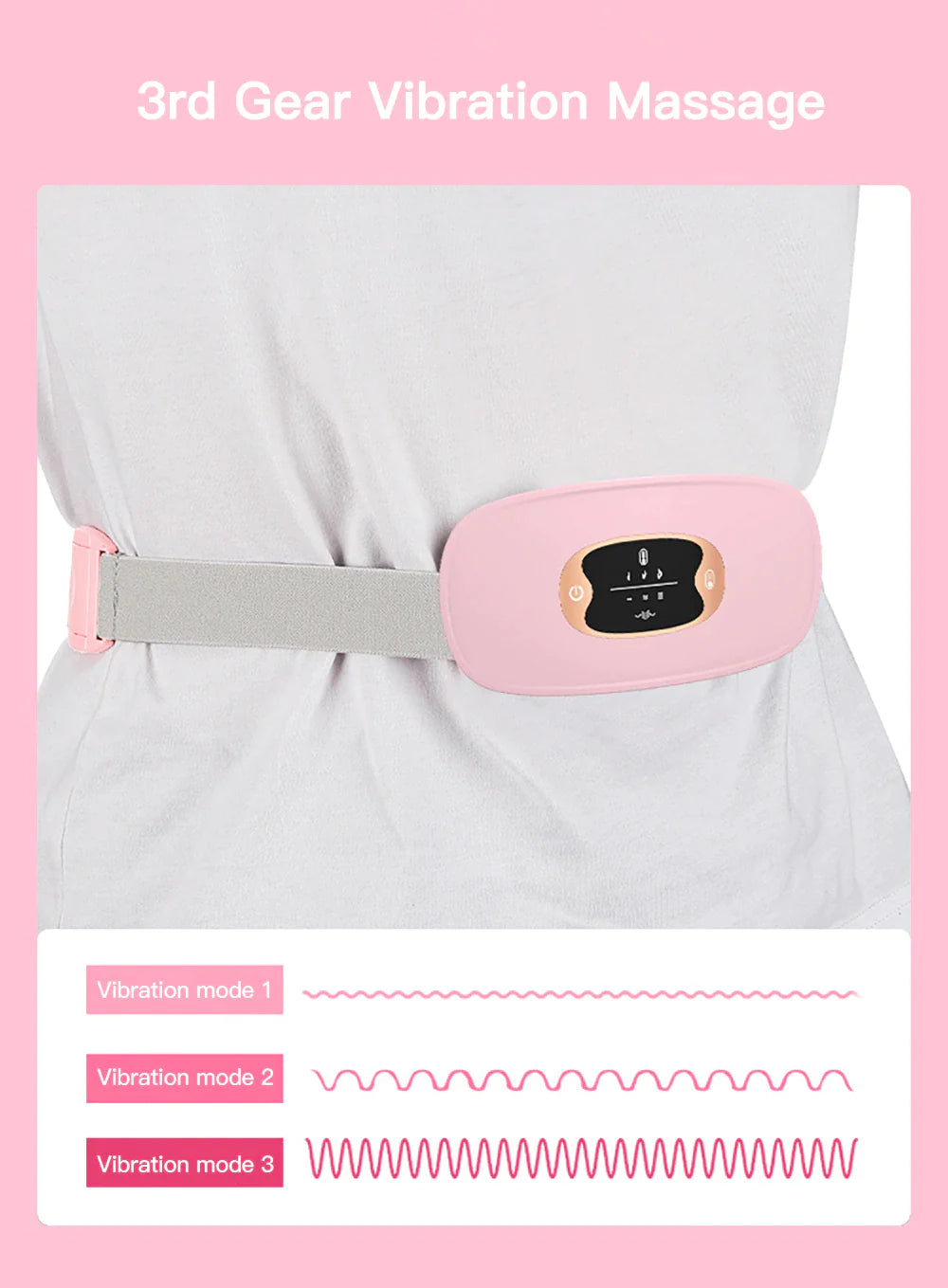Electric Heating Wellness Belt – Comfort & Gentle Vibration