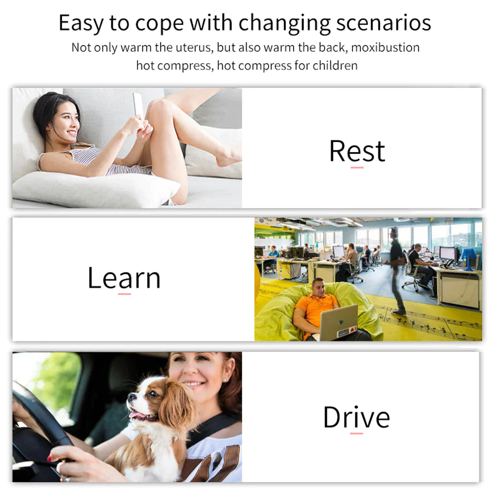 Electric Heating Wellness Belt – Comfort & Gentle Vibration