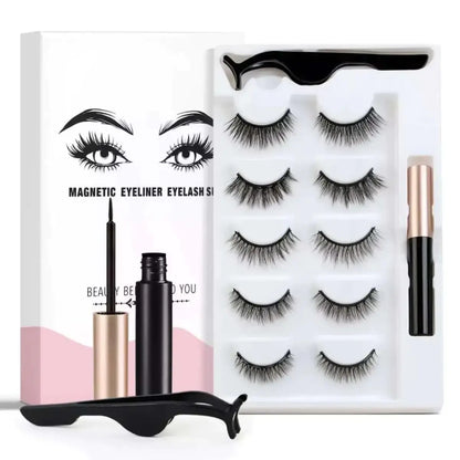 Magnetic Liquid Eyeliner & 5-Pair Lash Set