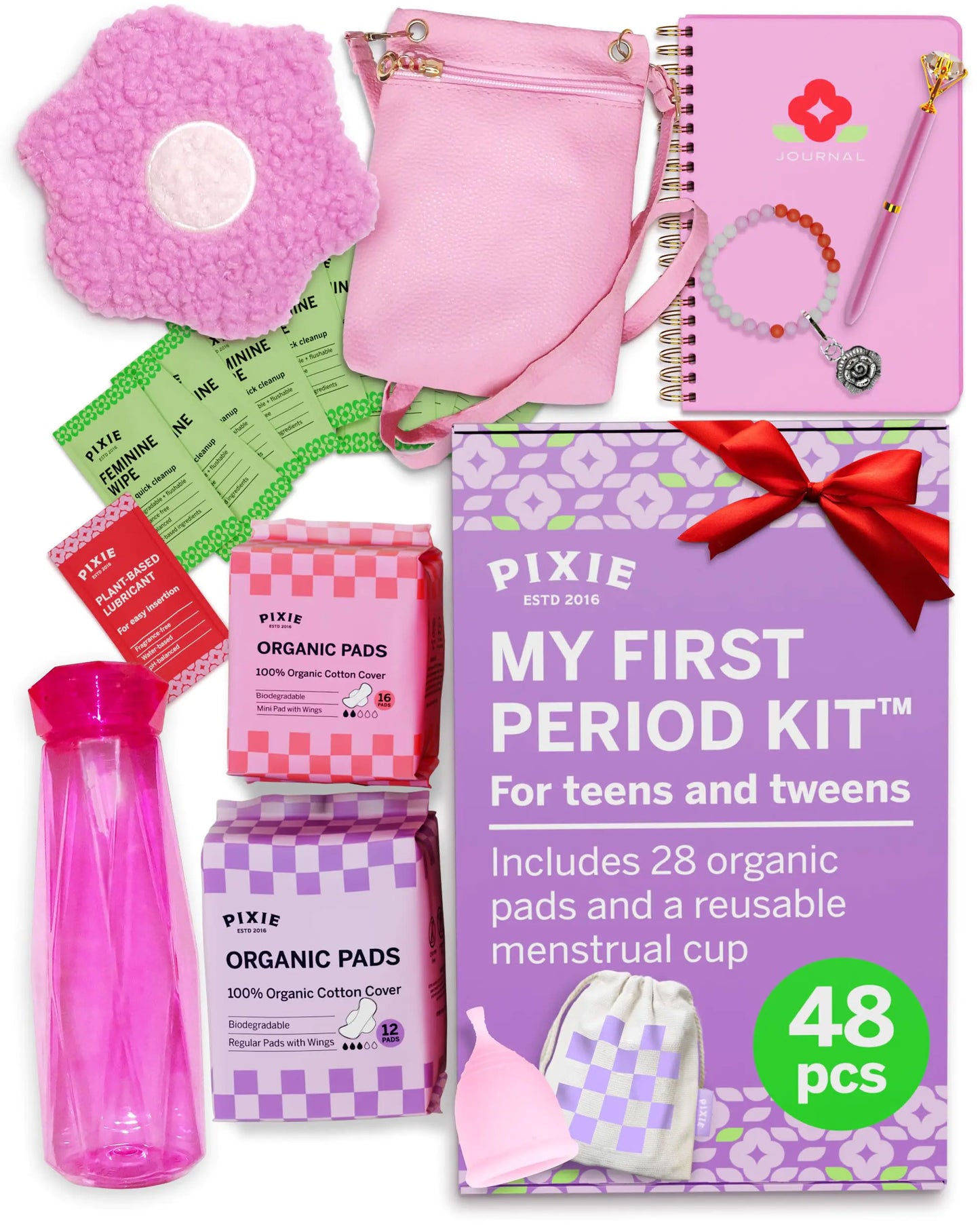 First Period Confidence Kit – Organic Pads & Wellness Essentials