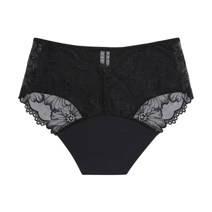 Women’s Lace Leak-Proof Mid-Rise Period Underwear