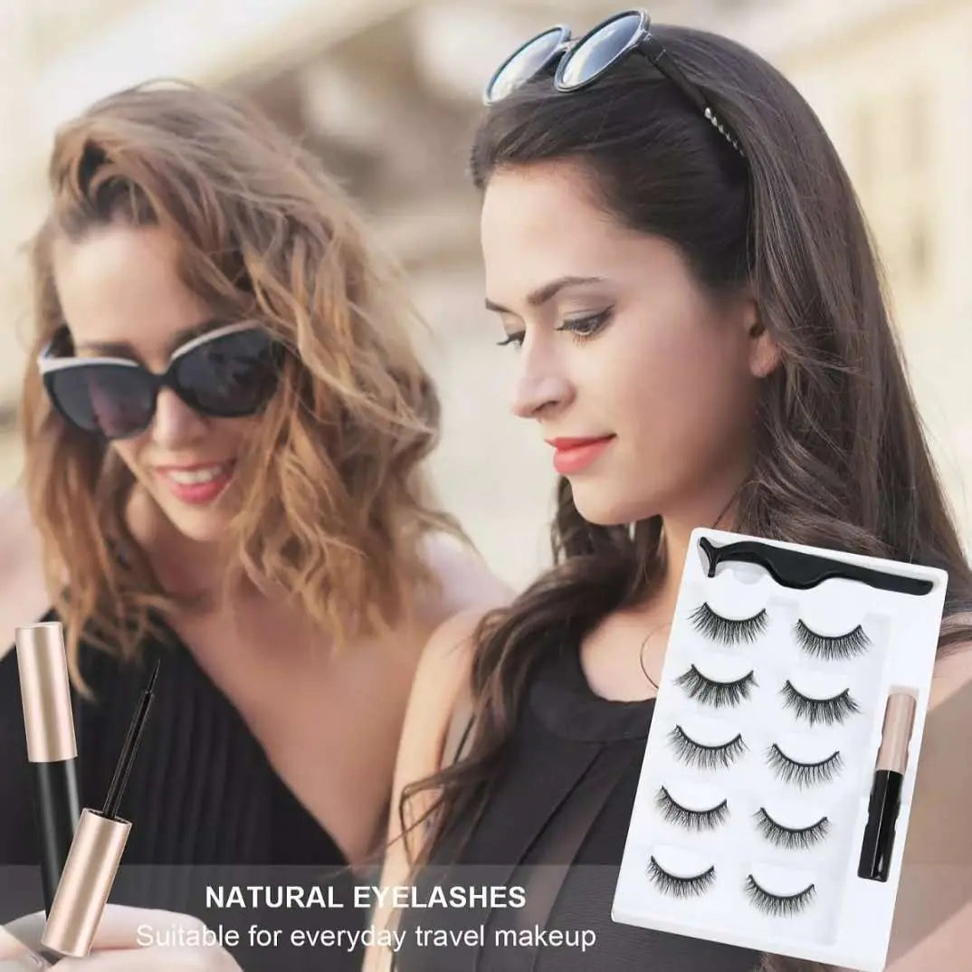 Magnetic Liquid Eyeliner & 5-Pair Lash Set